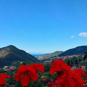Tra Le Cinque Terre, Camogli E Portofino. Vista Valle E Scorcio Mare All'orizzonte Couette-café